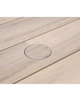 94" Teak Rectangle Dining Table Umbrella Hole Big Sur - LOOMLAN - Essentials For Living - Outdoor Dining Tables