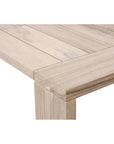 94" Teak Rectangle Dining Table Umbrella Hole Big Sur - LOOMLAN - Essentials For Living - Outdoor Dining Tables