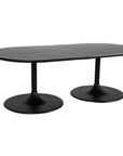 Castelle Tulip Aluminum Outdoor Oval Dining Table