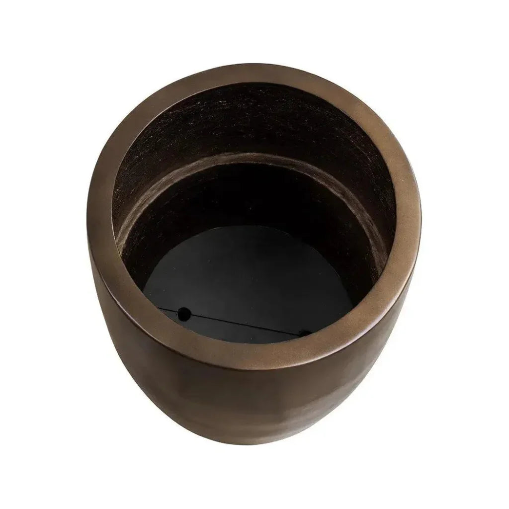 Aster Concrete Outdoor Round Planter -- view 18