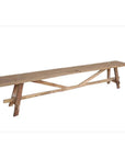 Tucker Natural Wooden Outdoor Bench -- view 6