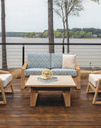 Pursuit Aluminum Square Outdoor Cocktail Table