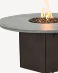 Nicoya Round Coffee Table Firepit by Castelle