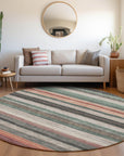 Elyn Blue Washable Indoor-Outdoor Rug