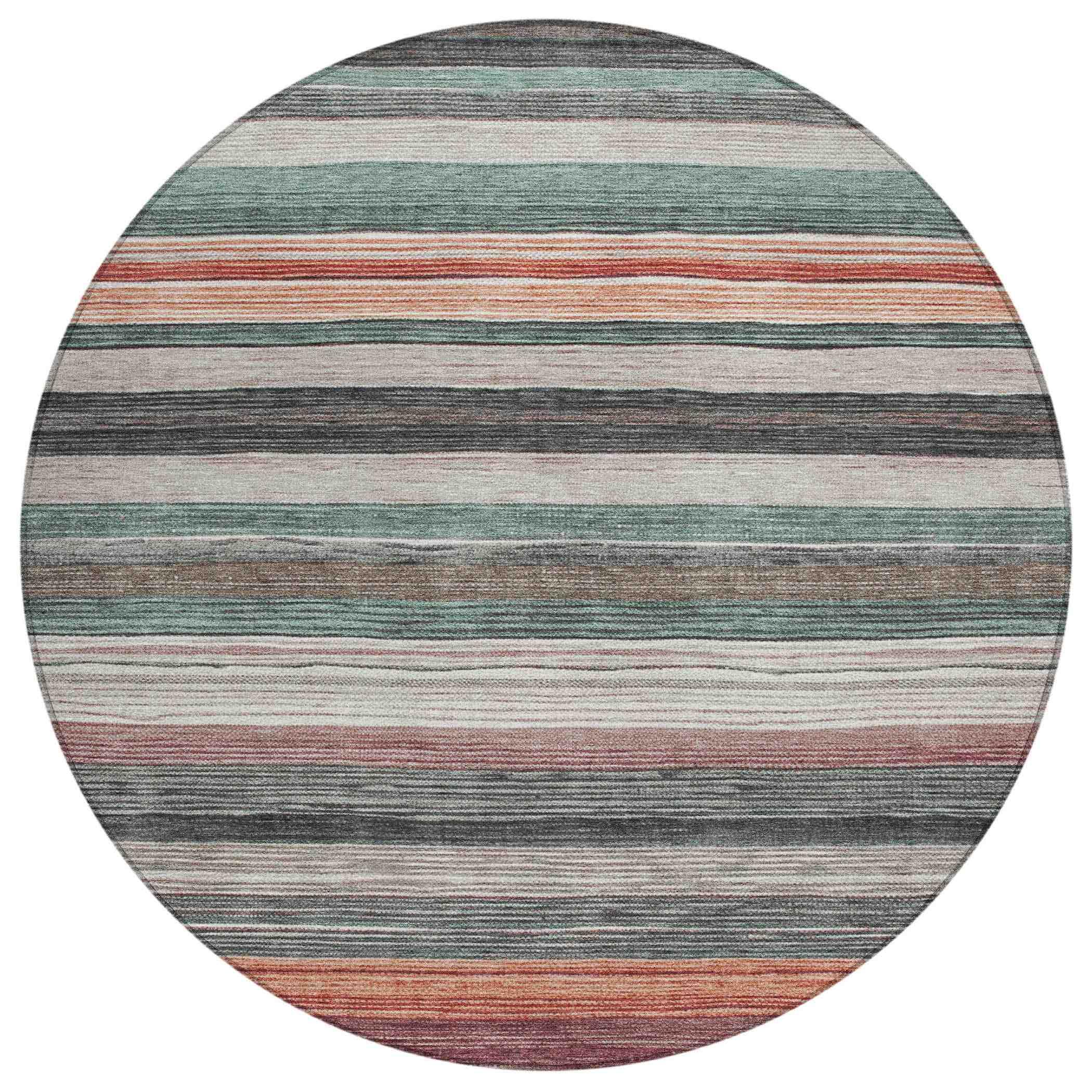 Elyn Blue Washable Indoor-Outdoor Rug