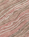 Faerain Brown Washable Indoor-Outdoor Rug