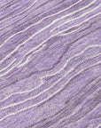 Faerain Purple Washable Indoor-Outdoor Rug