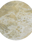 Faerara Gold Washable Indoor-Outdoor Rug