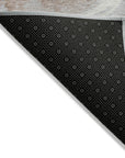 Faeras Brown Washable Indoor-Outdoor Rug