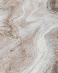 Faeras Brown Washable Indoor-Outdoor Rug