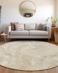Faerel Brown Washable Indoor-Outdoor Rug