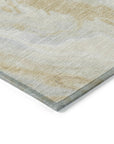 Faerel Brown Washable Indoor-Outdoor Rug