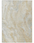 Faerel Brown Washable Indoor-Outdoor Rug