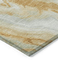Faerel Gold Washable Indoor-Outdoor Rug
