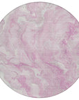 Faerel Pink Washable Indoor-Outdoor Rug