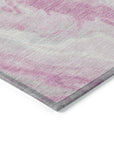 Faerel Pink Washable Indoor-Outdoor Rug