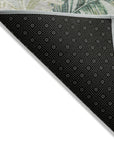 Faereth Green Washable Indoor-Outdoor Rug