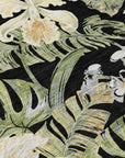 Faereth Black Washable Indoor-Outdoor Rug