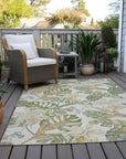Faereth Ivory Washable Indoor-Outdoor Rug