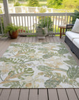 Faereth Ivory Washable Indoor-Outdoor Rug