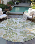 Faereth Ivory Washable Indoor-Outdoor Rug