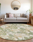 Faereth Ivory Washable Indoor-Outdoor Rug