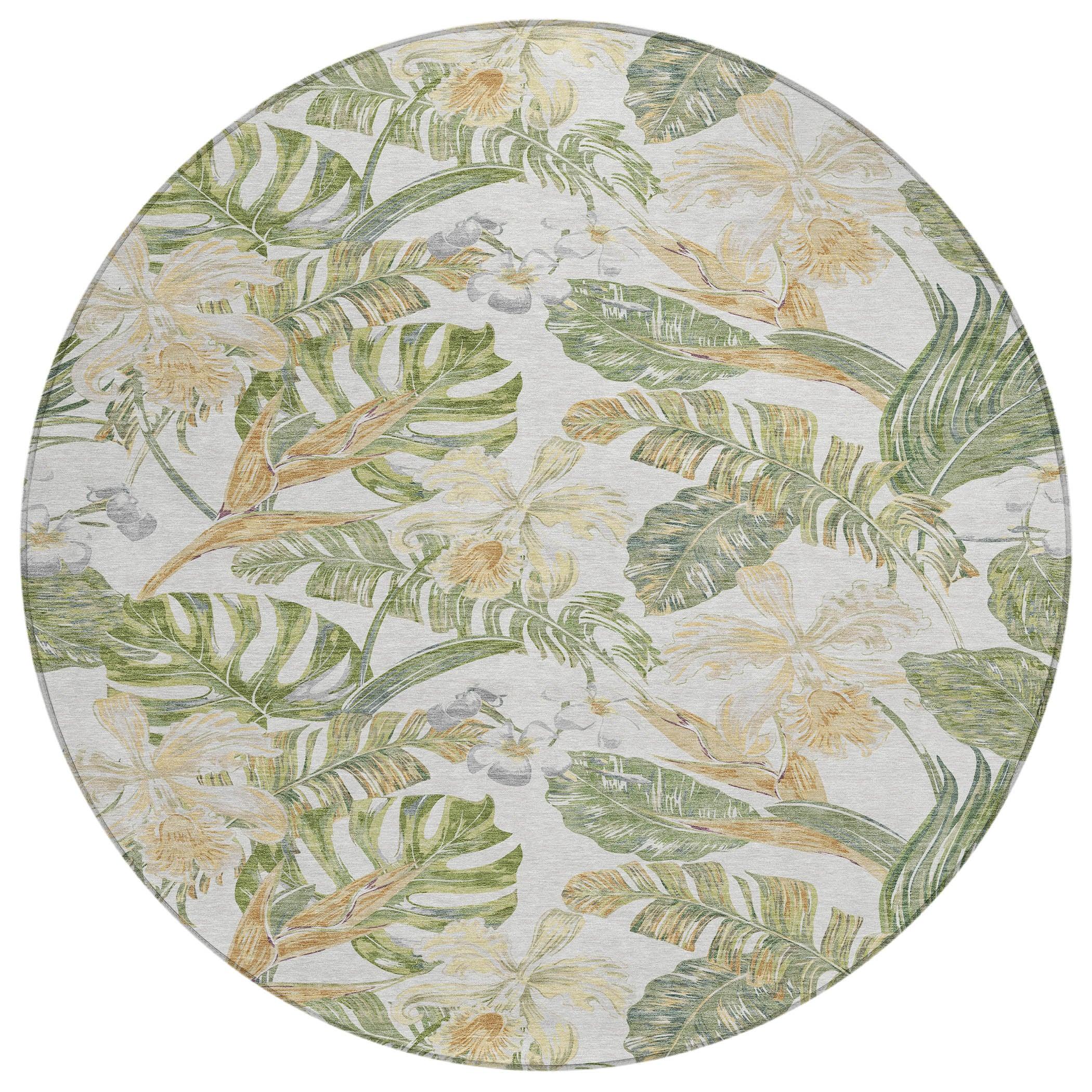 Faereth Ivory Washable Indoor-Outdoor Rug