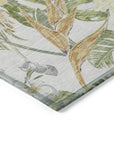 Faereth Ivory Washable Indoor-Outdoor Rug