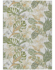 Faereth Ivory Washable Indoor-Outdoor Rug