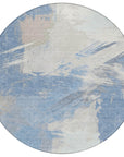 Faerira Denim Washable Indoor-Outdoor Rug