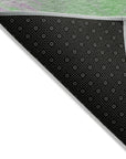 Faerira Green Washable Indoor-Outdoor Rug