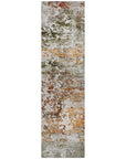 Raeira Terracotta Washable Indoor-Outdoor Rug
