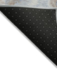 Vaelain Brown Washable Indoor-Outdoor Rug