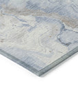 Vaelain Brown Washable Indoor-Outdoor Rug