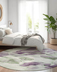 Vaelanor Green Washable Indoor-Outdoor Rug