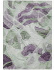 Vaelanor Green Washable Indoor-Outdoor Rug