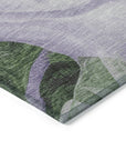 Vaelanor Purple Washable Indoor-Outdoor Rug