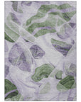 Vaelanor Purple Washable Indoor-Outdoor Rug