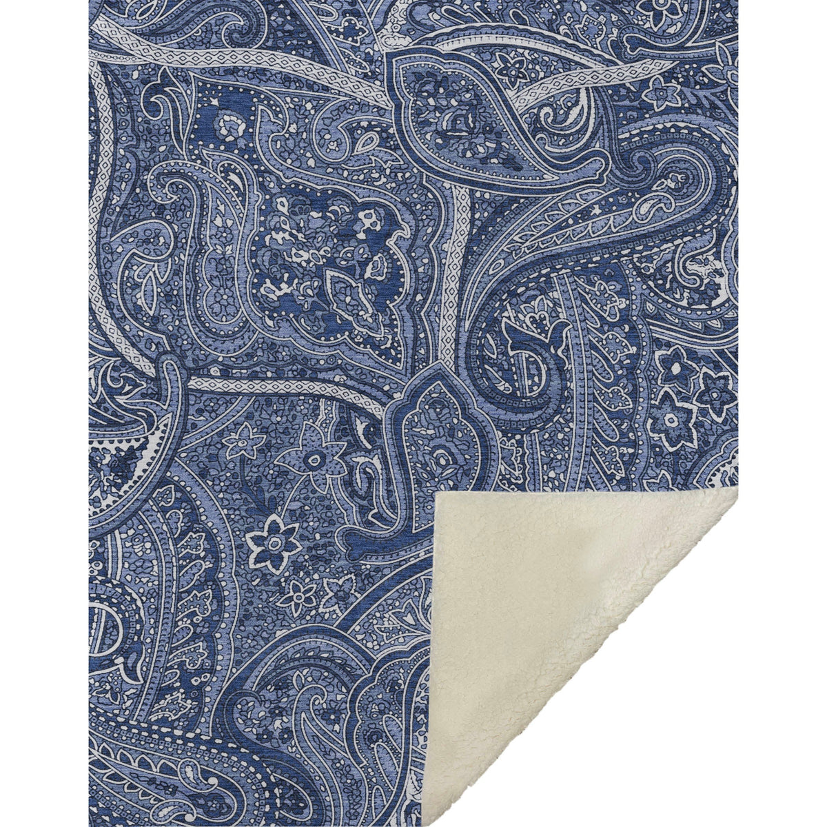 Addison Rugs Woven Blocks Blue Washable Indoor-Outdoor Rug