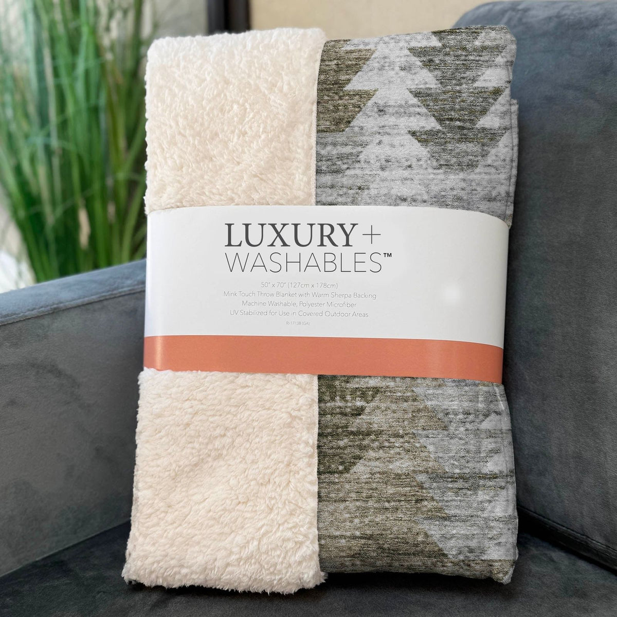 Addison Rugs Angled Checks Brown Washable Indoor-Outdoor Rug