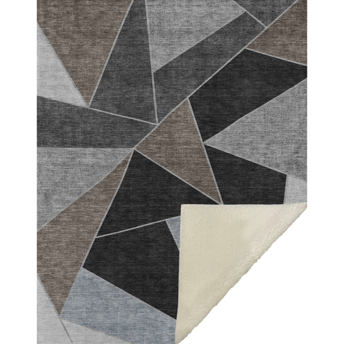 Addison Rugs Gentle Waves Brown Washable Indoor-Outdoor Rug