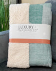 Addison Rugs Gentle Waves Teal Washable Indoor-Outdoor Rug
