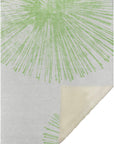 Addison Rugs Circles Green Washable Indoor-Outdoor Rug