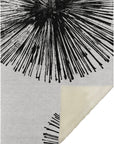 Addison Rugs Circles Black Washable Indoor-Outdoor Rug