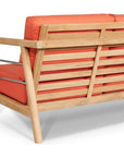 HiTeak Aalto 86-inch Teak Deep Outdoor Couch Sunbrella Cushion