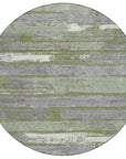 Aelaris Green Washable Indoor - Outdoor Rug - LOOMLAN - LOOMLAN Rugs - Outdoor Rugs
