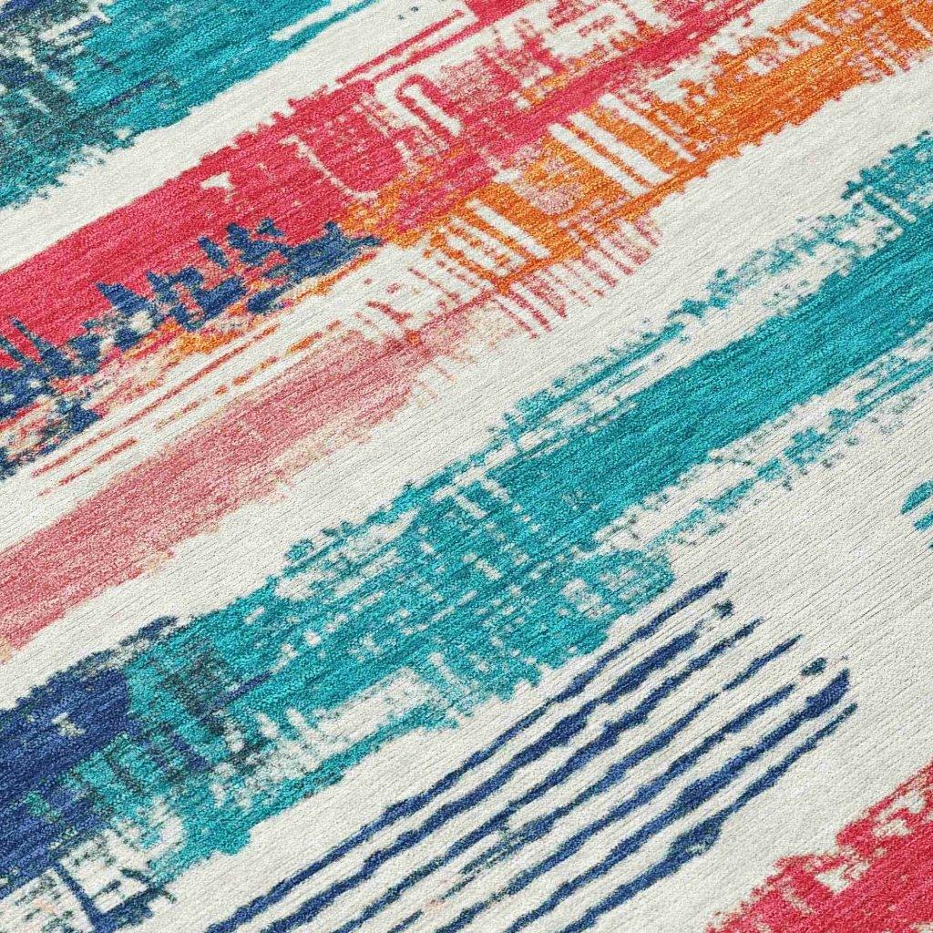 Aelaris Ivory Washable Indoor - Outdoor Rug - LOOMLAN - LOOMLAN Rugs - Outdoor Rugs