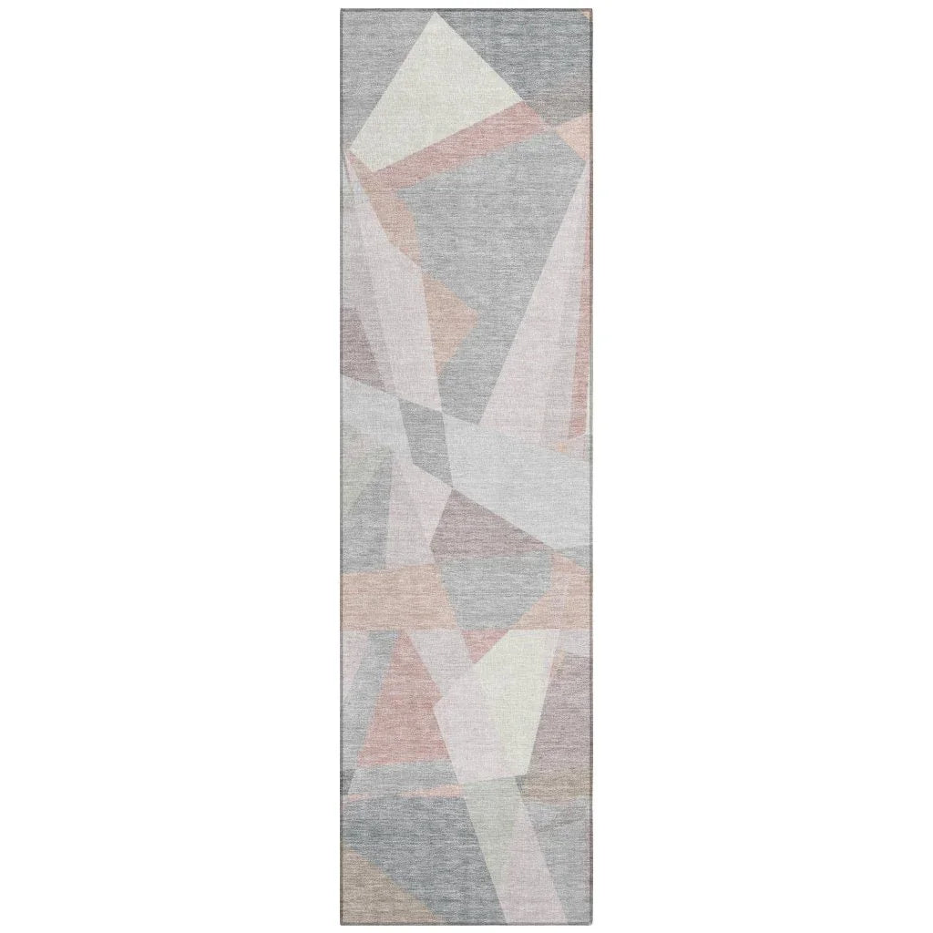 Aelas Pink Washable Indoor - Outdoor Rug - LOOMLAN - LOOMLAN Rugs - Outdoor Rugs