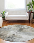 LOOMLAN Rugs Aelon Ivory Washable Indoor-Outdoor Rug