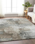 LOOMLAN Rugs Aelon Ivory Washable Indoor-Outdoor Rug